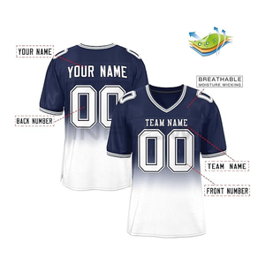 Camiseta de fútbol con bordado de Jersey al por mayor de calidad personalizada, últimos diseños, camiseta de fútbol americano con entrada de precio de fábrica - Product Image 4