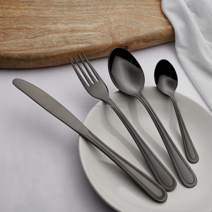 Juego de cubiertos/cubiertos de acero inoxidable Rosa superventas Grado 202/304 Cuchara brillante Tenedor y cuchillo Cuchara para bebé-Hecho EN LA India - Product Image 6