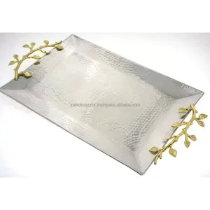 Bandeja Metálica Premium para Accesorios de Habitación de Hotel, Diseño Moderno, Impermeable, para Bodas, Marca Zahid Exports Uttar - Product Image 2