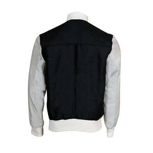 Blousons universitaires en toile brodés OEM/ODM de haute qualité 2025 pour hommes – Veste de baseball - Product Image 6