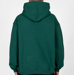 ฤดูหนาวที่กําหนดเอง 500 GSM Cropped Hoodies ผู้ชายหนา Essentials เทอร์รี่ฝรั่งเศสเปล่าขนาดใหญ่ Hoodie Boxy ผ้าฝ้ายเฮฟวี่เวทเสื้อกันหนาวหมวก - Product Image 3