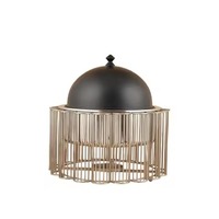 Style arabe Golfe Look avec couvercle en métal en acier inoxydable Casserole pour la fête de mariage Parfait pour les cadeaux