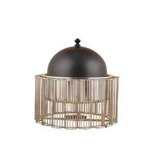 Aspecto de Golfo de estilo árabe con cazuela de tapa de metal de acero inoxidable para fiesta de boda perfecta para regalar - Product Image 5