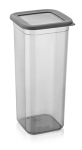 Ensemble de 24 récipients de stockage d'aliments carrés de 1,9 L avec couvercles en silicone, organisateur de garde-manger en plastique hermétique et étanche pour marchandises sèches - Product Image 6