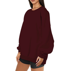 Sudadera Extra Grande de Algodón para Mujer, Diseño Nuevo, Ropa Casual, Sudadera Moderna para Mujer, Sudadera Extra Grande Lisa para Mujer 2026 - Product Image 2