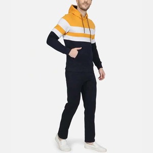 Chándal Precio al por mayor Diseño OEM Chándales para hombre Jersey con capucha Jogging Hombres Jogger Chándal Conjuntos 100% Algodón Ropa deportiva - Product Image 5