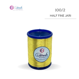 Hilo de bordado Jari medio fino de alta tenacidad 100/2 Lurex para coser tejido y tejer - Product Image 1