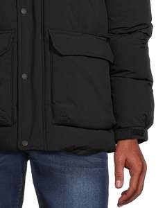 Men's Lightweight Zipper Closure Puffer Bubble Jackets Waterproof <b>Windbreaker</b> Insulated Stand Collar High Street Thick Coat - Product Image 4