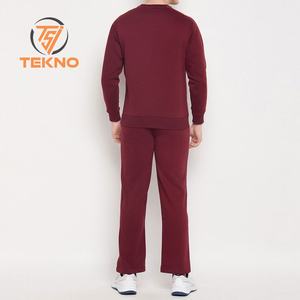 Vente en gros sur mesure 2025 Nouvel arrivage Ensemble survêtement à manches longues avec broderie du logo pour hommes Meilleur design Ensemble de survêtement en tissu polaire pour hommes - Product Image 4