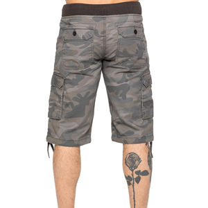 Nouveaux shorts d'été pour hommes, décontractés, taille mi-haute, 6 poches, uni, respirant, polyester/coton - Product Image 3