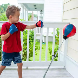 Nouvelle arrivée hommes et femmes formation en cuir fait MMA boxe sacs de boxe enfants chaînes et crochet sacs de boxe et gants - Product Image 5