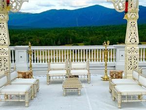 ศาลาบอลลีวูดกลางแจ้งขนาดใหญ่สำหรับงานแต่งงานในสหรัฐอเมริกา ศาลาฮินดูสำหรับงานแต่งงาน ขายส่ง ผู้ส่งออก ศาลาสำหรับงานแต่งงานอินเดียใต้ ลายดอกบัว - Product Image 3