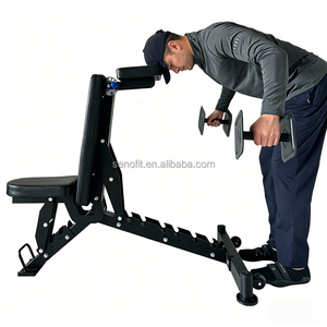 <span class=keywords><strong>Banc</strong></span> de musculation réglable multifonctionnel en métal pour curls biceps, press d'épaules, extensions <span class=keywords><strong>triceps</strong></span> - Product Image 2