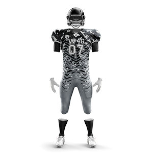 Maillots de football américain-Ensemble de shorts de haute qualité en maille respirante avec logo personnalisé sur le devant-Fabriqué en usine-Livraison gratuite - Product Image 4