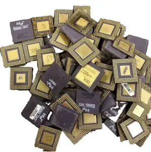 AMD 486 CPU UND 586 CPU SCRAPS/Ceramic CPU Prozessor Schrott Gold