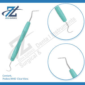Probex para Clear View Manual Dental Surgical Instruments CE Certificado Clase I Dental Set de Pakistán Fabricante - Product Image 3