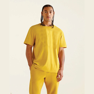 Camiseta de Cuello Redondo para Hombre, Nueva Moda, Manga Corta, Básica, Colores Personalizados, Múltiples Tallas, Estampado Gráfico Personalizado - Product Image 3