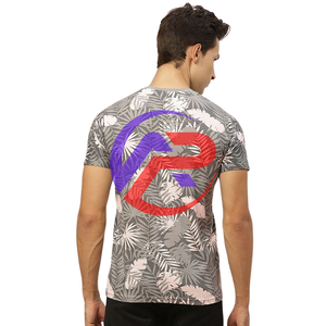 T-shirt personnalisé de haute qualité pour homme en coton et polyester, imprimé avec des motifs personnalisés, coupe ajustée, respirant, écologique, séchage rapide - Product Image 5