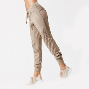 Pantalons de survêtement pour femmes, en coton et polyester, coupe ample, tricotés, taille haute, imperméables, écologiques, jambes larges - Product Image 2