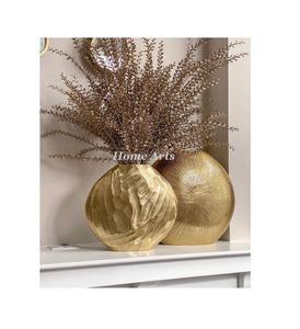 แจกันตกแต่งสีทองดีไซน์มาตรฐานทำจากทองเหลือง - Product Image 5