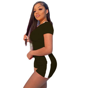 Nouveau modèle Ensemble 2 pièces Chemise et short en coton pour femme Ensemble deux pièces Short pour femme - Product Image 4