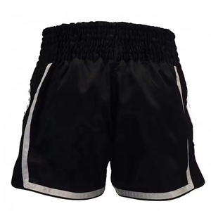 Shorts de Muay Thai en satin de qualité supérieure avec broderie d'éléphant, shorts de boxe MMA de haute qualité pour l'entraînement et la compétition - Product Image 3