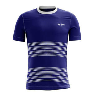 Nouveau style t-shirt de football grande taille t-shirt de football de haute qualité fabriqué au Pakistan t-shirt de football - Product Image 1