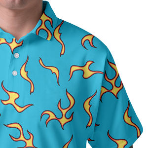 Polo de golf pour homme de qualité supérieure, imprimé sur mesure, 100% polyester, respirant et à séchage rapide - Product Image 5