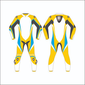 Traje de cuero genuino para motocicleta y carreras de autos, traje de protección de alta calidad para motocicletas, trajes de carreras de autos - Product Image 3