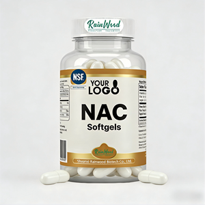 Rainwood <span class=keywords><strong>NAC</strong></span> Softgels : <span class=keywords><strong>Complément</strong></span> <span class=keywords><strong>Alimentaire</strong></span> Quotidien pour Adultes, Soutien Antioxydant pour la Santé, Supplément <span class=keywords><strong>NAC</strong></span> - Product Image 1