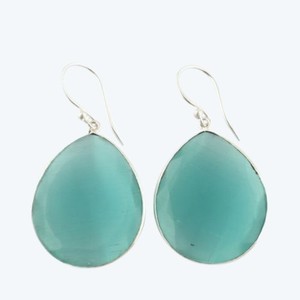 925 Sterling Silver Monalisa Đá Móc Bông Tai 18K Mạ Vàng Cho Phụ Nữ Và Cô Gái Dễ Thương Eaaring - Product Image 4