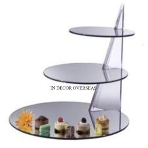 Soporte Harlow recubierto de polvo de Color blanco hecho de Metal de la mejor calidad de diseñador de hojas para decoración de centro de mesa DE BODA DE LA India - Product Image 5