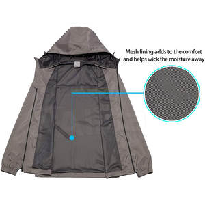 High Quality Windbreaker Jacket Customized Windbreaker Jacket Fashion Clothing Windbreaker Jacket - Product Image 3