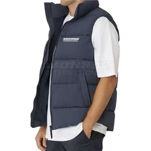 Gilet matelassé sans manches décontracté respirant imperméable pour homme, idéal pour l'hiver et les activités de plein air, personnalisable avec logo - Product Image 6