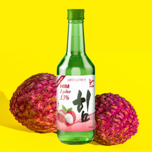Korean Alcoholic Beverage From Vietnam Manufacturer Good Price <b>Lychee</b> Flavor Drink Directly Glass Bottle Korean Drinking Soju - Product Image 1