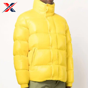 Veste bouffante à capuche pour hommes, en toile, col montant, rembourrée, de haute qualité, personnalisée et à la mode, d'automne - Product Image 3