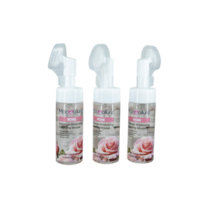 Lote de 12 unidades - Limpiador Facial de Rosa 150ml - Mousse con Cepillo de Masaje Integrado - Hidratación y Limpieza Profunda - Product Image 1