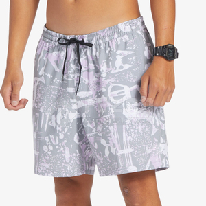 Pantalones cortos personalizables de playa para hombre, ropa deportiva cómoda con patrón sólido, hechos en fábrica con su propio diseño de logotipo, estilo informal - Product Image 5