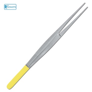 แหนบผ่าตัด SEMKEN ปลายแบบ Dissector (0.4 มม.) ด้ามจับสีเหลือง สำหรับการใช้งานที่แม่นยำในห้องผ่าตัด ระดับ Class I ได้รับการรับรองมาตรฐาน CE - Product Image 1