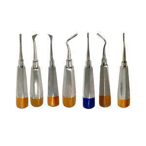 Instrumental Quirúrgico para Cirugía Dental, Elevadores Dentales para Extracciones con Mangos Azul Dorado, Juego Dental con Certificación CE - Product Image 1