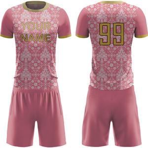 ชุดฟุตบอลชายสั่งทำพิเศษ เสื้อคอวีแบบสั้น เย็บปักถักร้อยตามสั่ง ชุดลำลอง ป้องกันรอยยับ ระบายอากาศได้ดี สวมใส่สบาย - Product Image 1