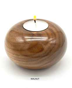 Elegante y Único Portavelas de Madera, Decoración Moderna y Lujosa para el Hogar, Cilíndrica, para Pascua y Navidad - Product Image 3