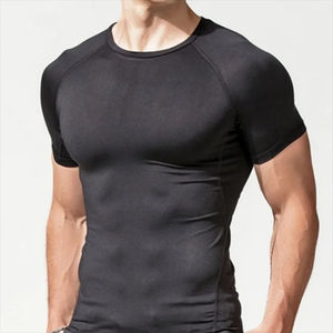 T-shirt de compression à manches longues pour homme, vêtements de sport, t-shirt ajusté pour homme, t-shirt de sport élastique, vêtements de survêtement, t-shirt de fitness pour homme - Product Image 3