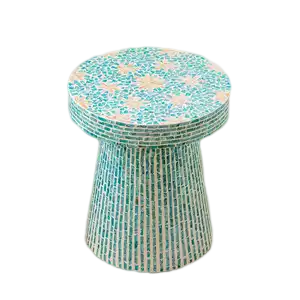 Mesa con incrustaciones de perlas para decoración, muebles de oficina para sala de estar, nuevo diseño - Product Image 4