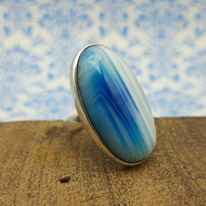 Crazy Lace Agate Gemstone Bague en argent sterling massif 925 faite à la main à vendre au meilleur prix - Product Image 1