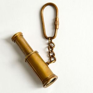 Telescopio clásico de metal con cuerpo extensible diseñado para uso decorativo en estantes de escritorio o mesas de estudio - Product Image 1