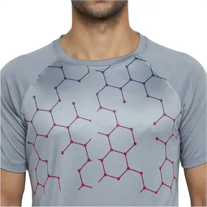 Camiseta de gran tamaño, camiseta personalizada de algodón de peso pesado, camisetas de hombre de secado rápido de gran tamaño para gimnasio de algodón pesado - Product Image 4