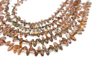 หินอัญมณีจากแอนดาลูไซต์ธรรมชาติซึ่ง Beads7X3MM 8X4MM ขนาด Approx.7นิ้ว - Product Image 5