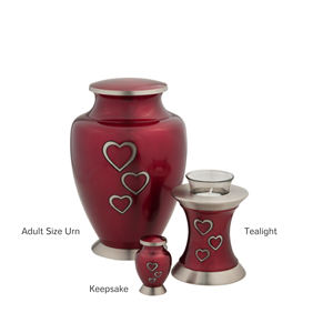 ต้นไม้ที่แข็งแกร่งโกศโกศโดยซิลเวอร์ไลท์โกศเทียนที่ระลึกวางอยู่ในฝาของโกศที่ระลึกนี้ - Product Image 5