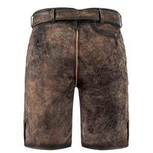 Más vendidos hombres Oktoberfest 2025 Lederhosen disfraz adulto tradicional alemán marrón bávaro fiesta pantalones cortos - Product Image 6